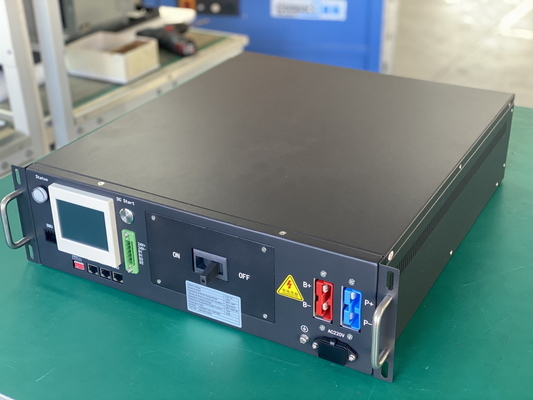 384V 125A Bms Alta tensión con caja 3U 3,5 pulgadas pantalla Rs485 CAN comunicación