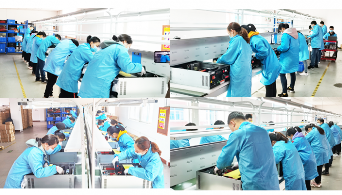 Lifepo4 Bms de alta tensi&oacute;n con contactor de rel&eacute; 45S 144V 50A 2U 6