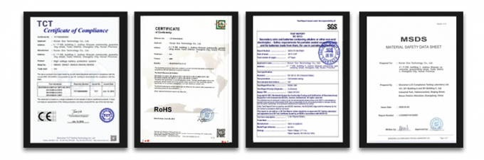 90S 288V 250A Máster de alta tensión BMS con contactor de relé Sistema de almacenamiento de energía de batería 8