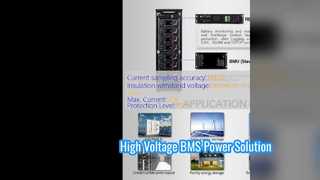BMS 128S de alto voltaje para una gestión confiable de la energía ESS
