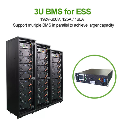 UPS ESS Alta tensión BMS LifePO4 Sistema de almacenamiento de energía del paquete de baterías industriales