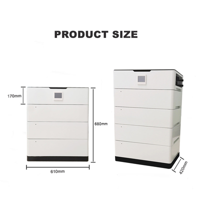 GCE Alta tensión 409.6V 100A 40kw Almacenamiento solar apilable blanco 10kw 15kw 20kw 30kw Para el sistema de energía doméstica
