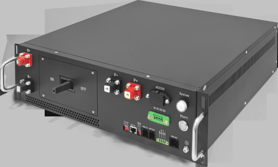 Solución de almacenamiento de energía con batería Maestro esclavo LFP/NMC/LTO BMS 136S 435.2V 125A BMS 3U para UPS ESS