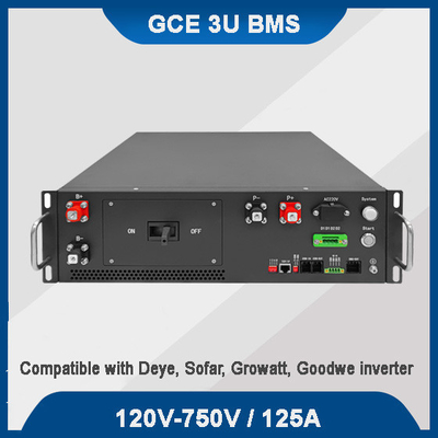 GCE BMS 160S 512V Sistema de gestión de la batería Trabajar con Deye Sofar Inverter 125A con 16S BMU para el sistema de almacenamiento de energía