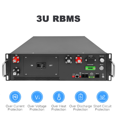 Sistema de energía solar BMS Sistema de gestión de baterías 384V 409.6V 480V 512V 563.2V HV BMS 125A Para el sistema fotovoltaico