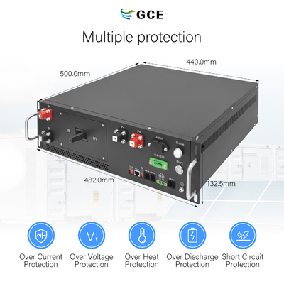 Gce Alta tensión 170S 544/629V 125A Sistema de gestión de baterías Traje para LFP/NMC Batería de apoyo de equilibrio controlado