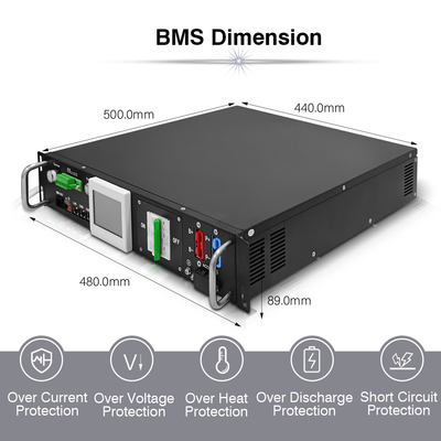 120S384V 50A Sistema de gestión de la batería BMS de alto voltaje para la batería de litio Lifepo4 Growatt ATESS Sofar Goodwe Inverter