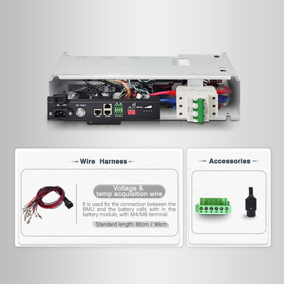Precio mayorista GCE 72S 60S 64S 70S 75S 50A BMS integrado tamaño compacto BMS de alta tensión maestro-esclavo todo en un conjunto completo
