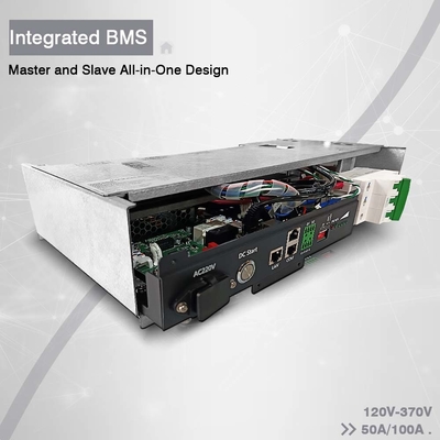 40s Bms integrado para Lifepo4 Batería 128V 100A 50A Canbus Rs485