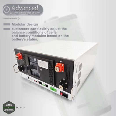 5U de tamaño BMS Master Slave 720V 400A corriente de descarga para UPS de respaldo