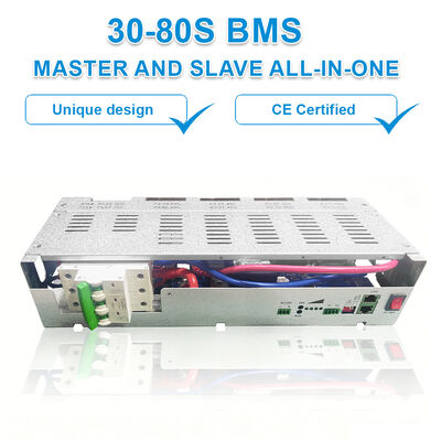80S 256V 60A Sistema integrado de gestión de baterías BMS de alto voltaje con CAN RS485 para paquete de baterías LiFePO4, para batería de litio UPS de energía de respaldo y sistema de almacenamiento de energía