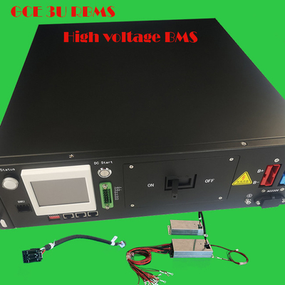 3U 19 pulgadas de batería BMS, 480V 125A Batería Sistema de gestión para Lifepo4